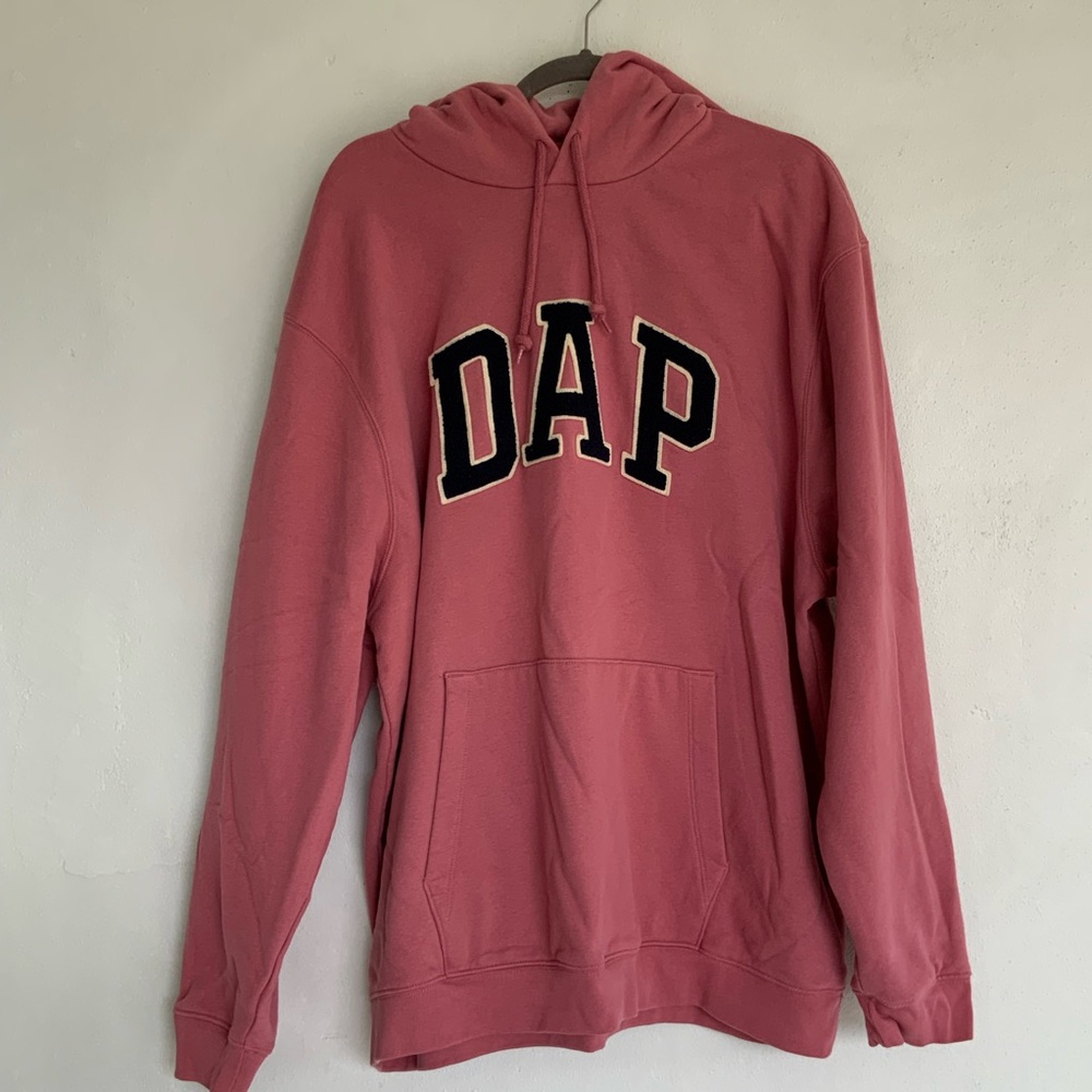 Men's Pink Hoodie Limited Edition GAP x DAP